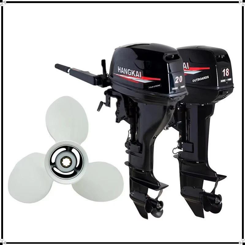 Water Cooling 2 Stroke Outboard Motor 6HP 12HP 18HP Heavy Duty Marine Propulsion Engine For Fishing Watercraft