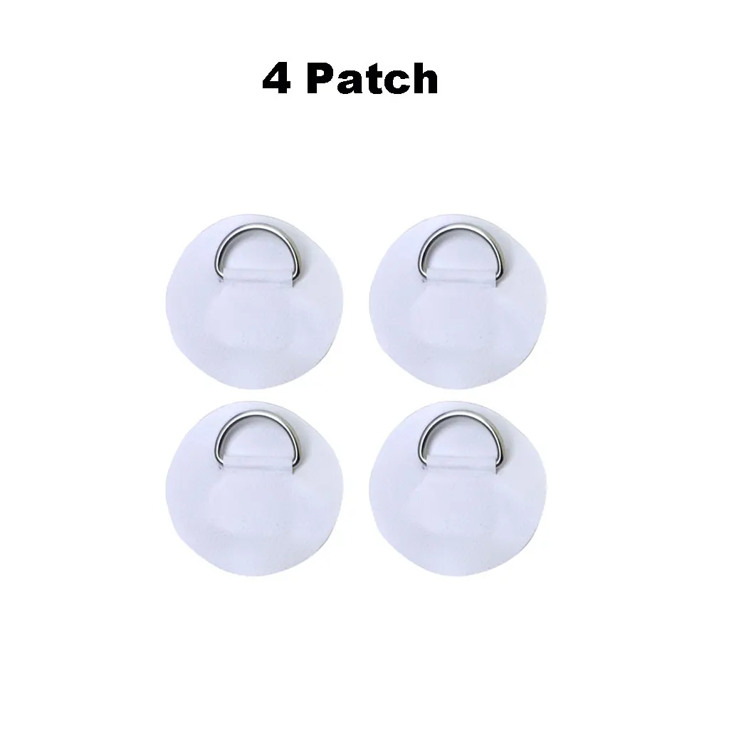 6,5 cm D-Ring-Patch für Schlauchboote, Kajaks, Dingis, SUPs, PVC-Patch für Stand-Up-Paddleboards, Kanus, Rafting-Seilring-Patch