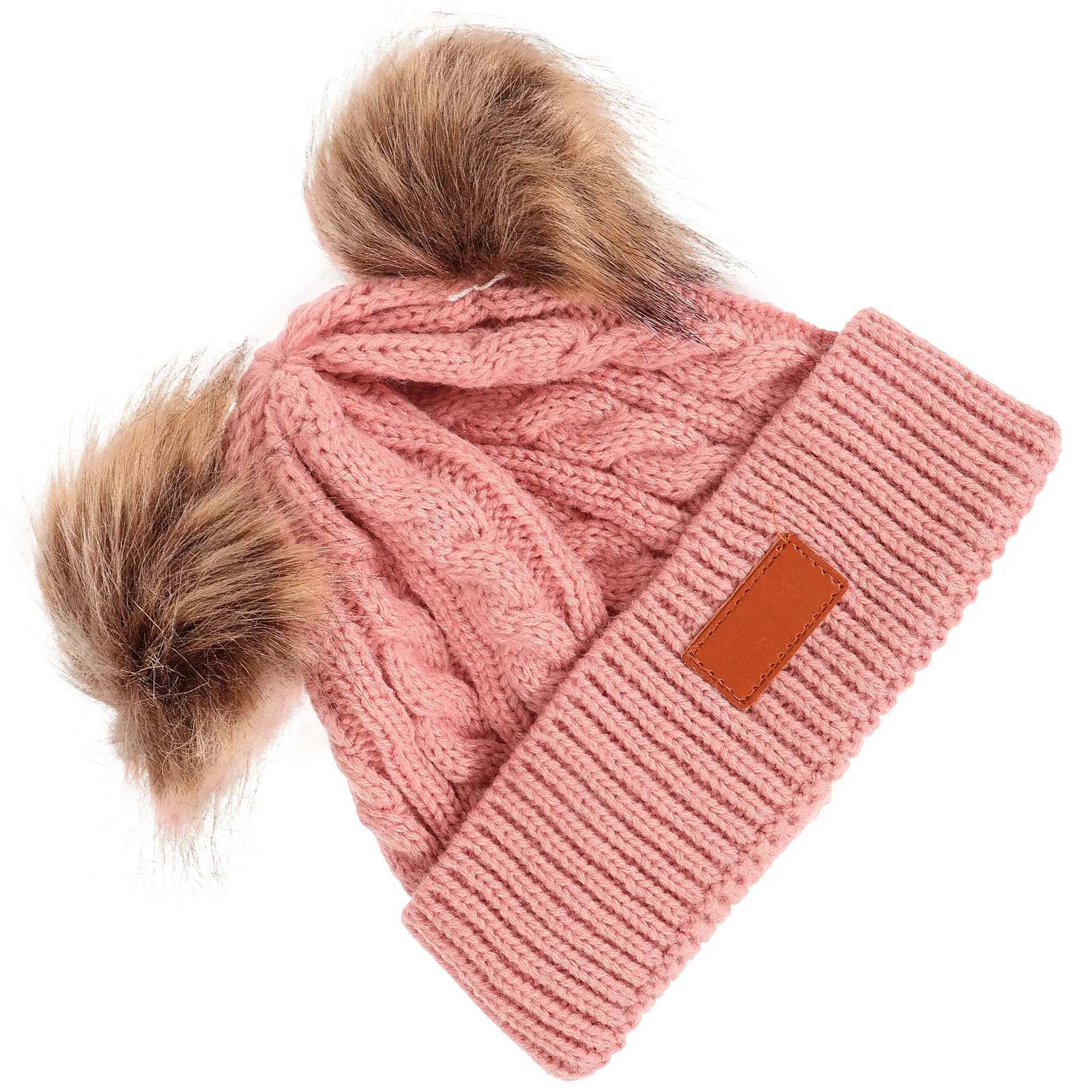 

Knitted Hat For Winter Warmth Cap Beanie Fashion Festival Birthday Studio Casual Earflap