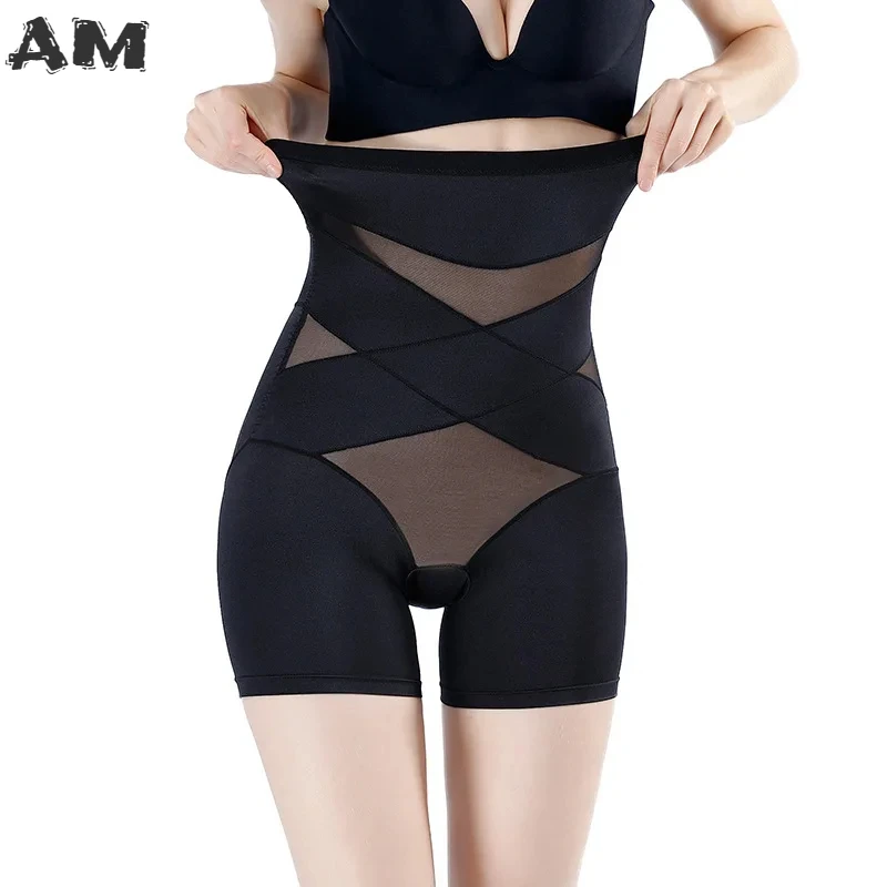 

Body-sculpting Abdomen Panties High-waist Hip-lifting Waist Boxer Briefs Post-natal Shaping Anti-glare Body Pants