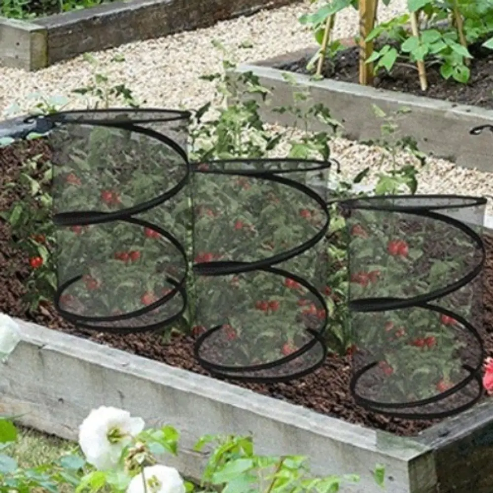 

Popup Foldable Plant Mesh Cover Sturdy with 16 Ground Stakes Insect Barrier Weatherproof Plant Guard Cover Insect Barrier