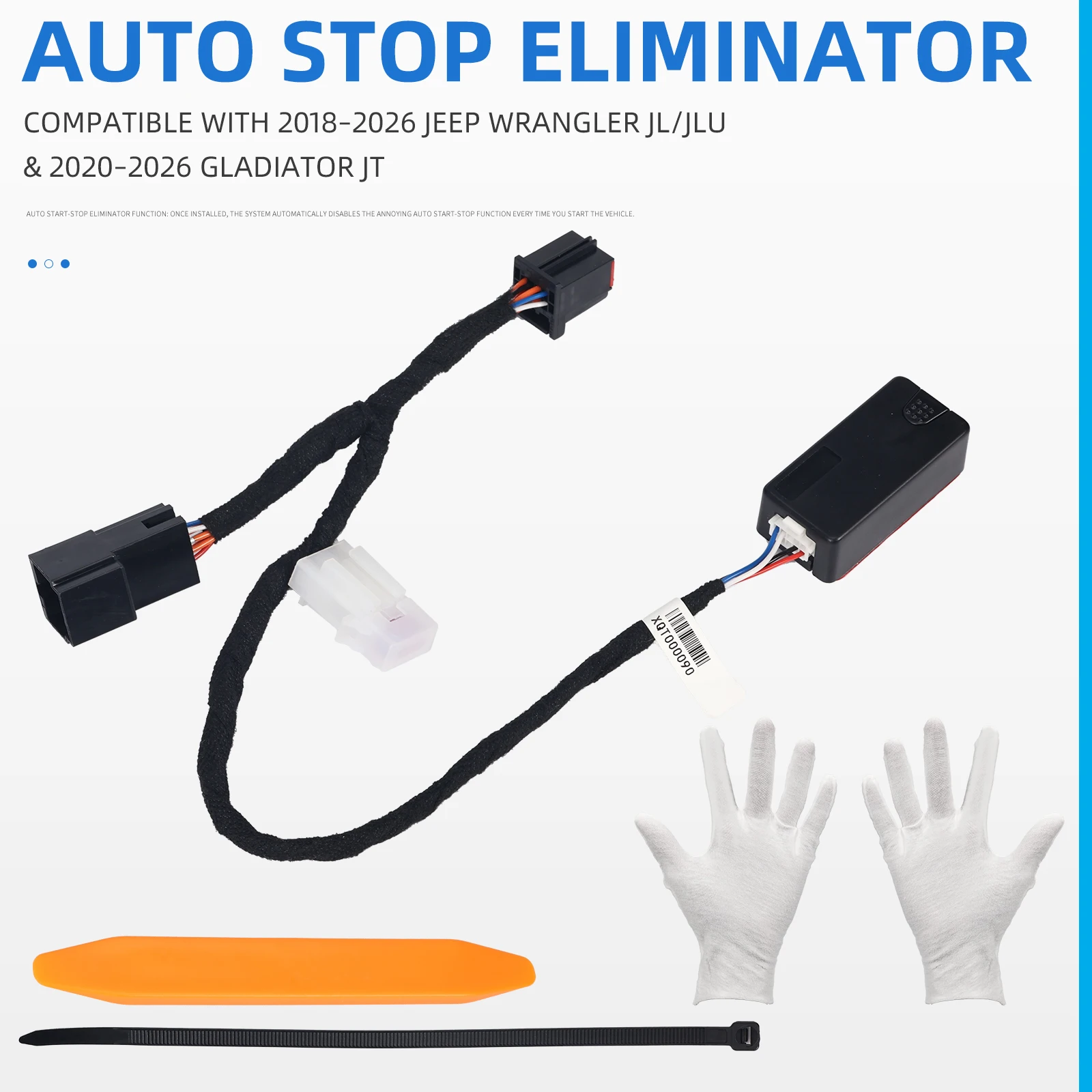 Auto Start Stop Eliminator For Jeep Wrangler JL 2018-2026 Gladiator JT 2020-2026 Plug Play No 4xe
