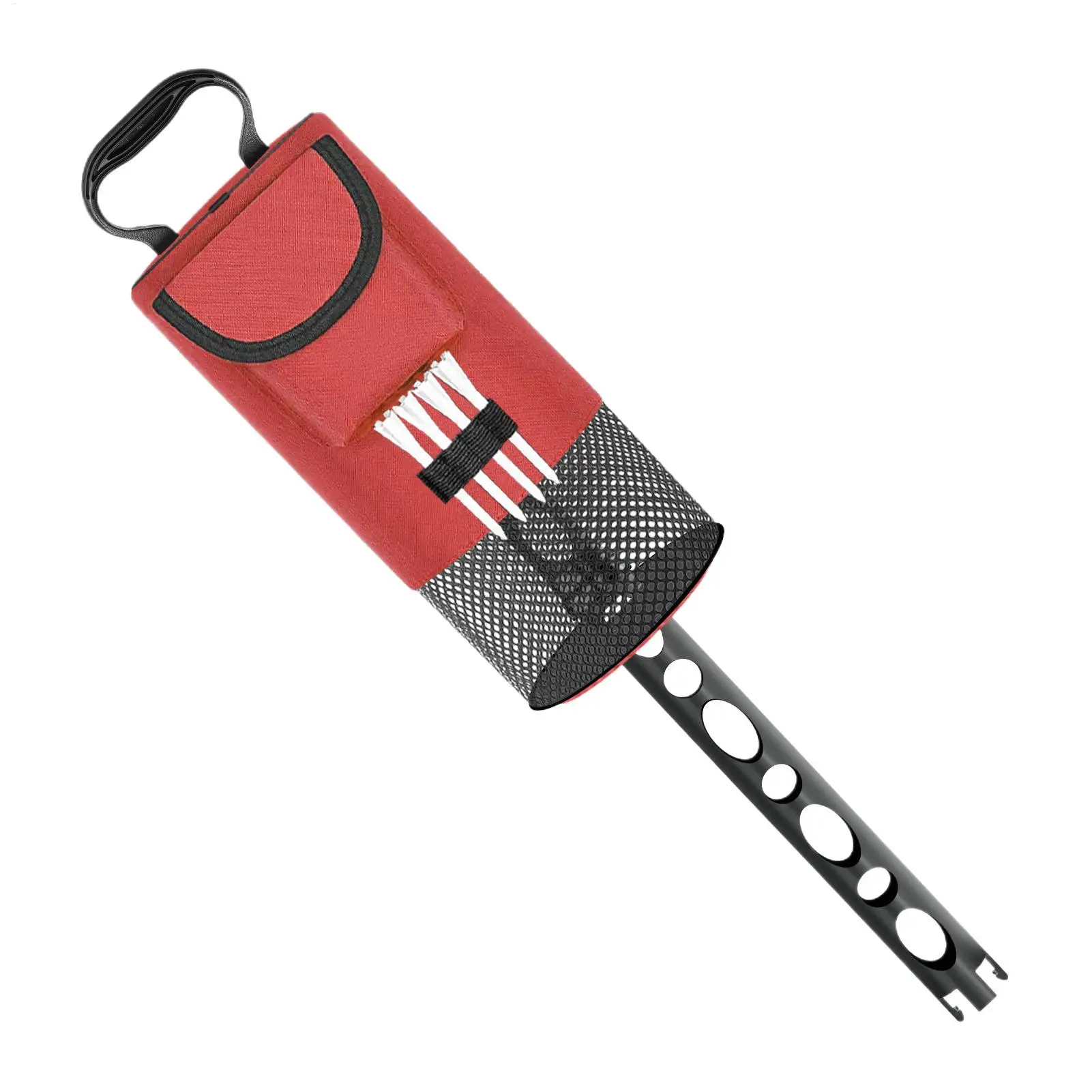 Golf Ball Shagger Bag Removable Large Capacity Nylon Cloth Storage Holds 70 Balls Pocket Shagger For Men Women Professionals