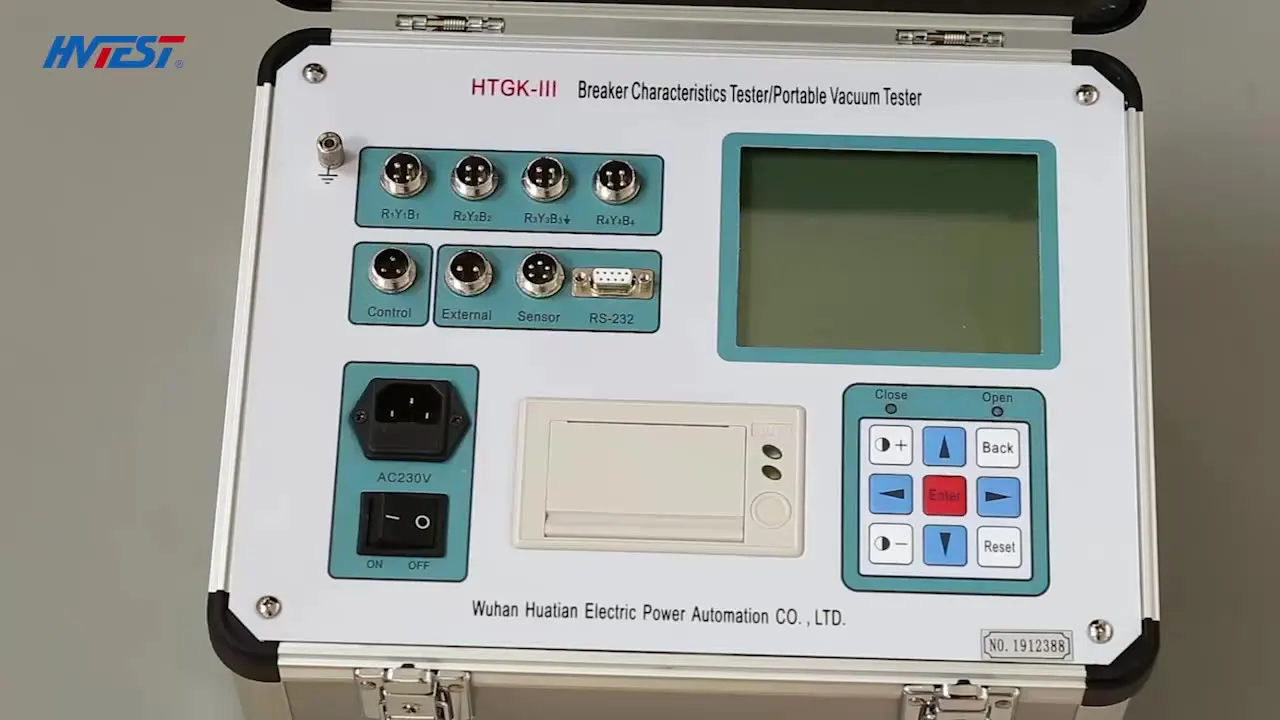 HTGK-III Switch Mechanical Characteristic Tester Timing Analyzer Circuit Breaker Analyzer