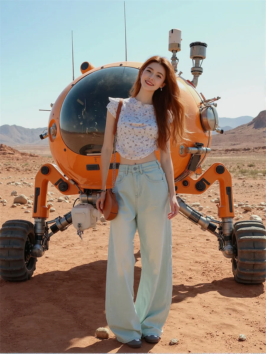 

Floor Wide Leg Distressed Jeans Womens Shiny Full Metal Daily Shaped Tall Travel Cotton Up Gold Button Light Stylish Big