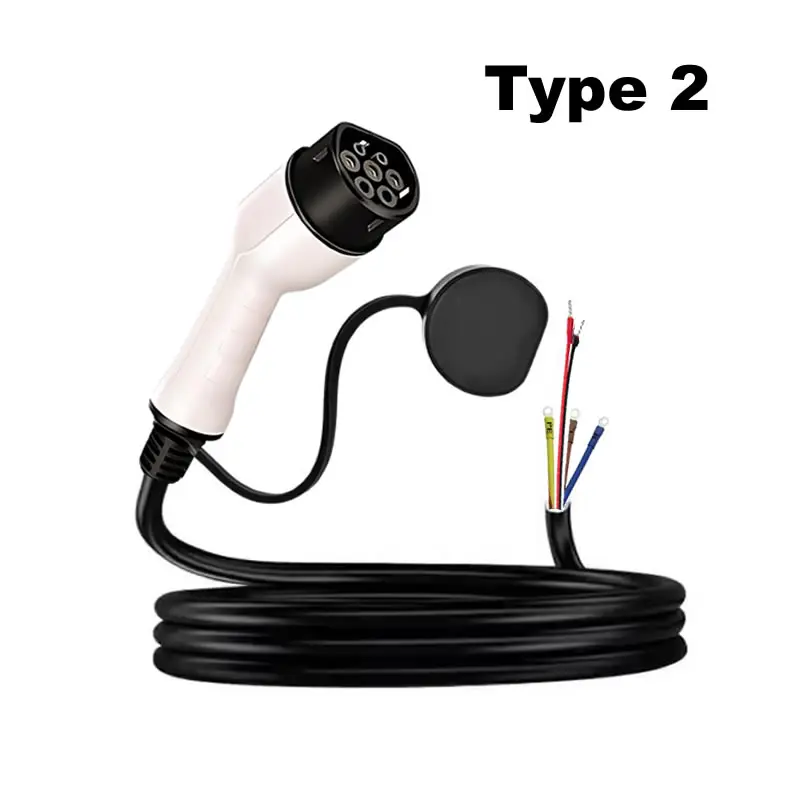 JIGU 7kw Electric Car Charging Cable 10 Meters Cable with Type 2 / GBT Connector Line Wire For EV Charger 32A Single-phase