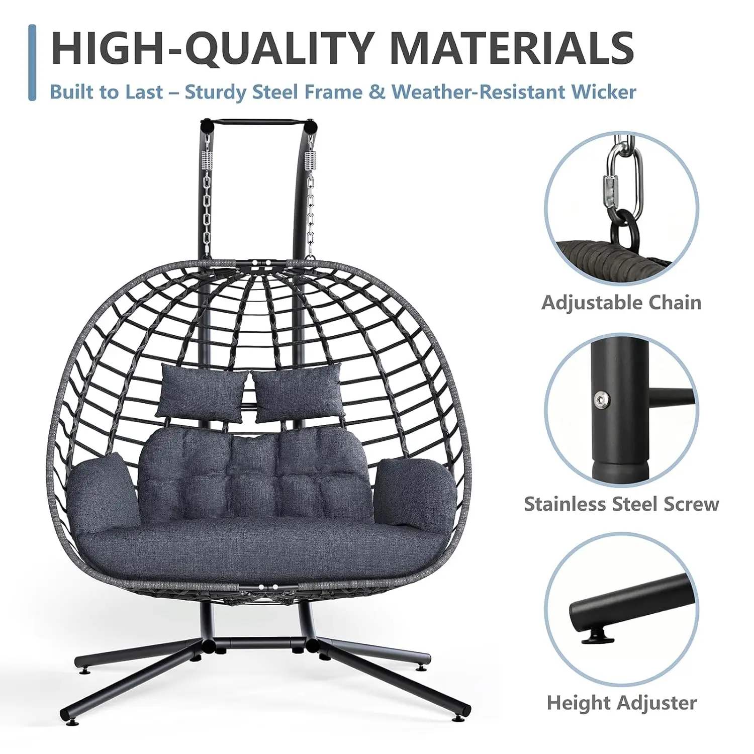 Thumbnail 4 - #13 Trending Hammock with Stands Right Now