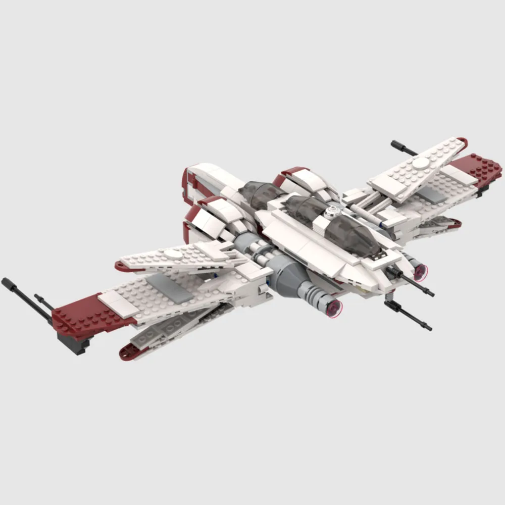 MOC ARC-170 Star fighter Assembled  V-Wing Reconnaissance Aircraft Super Aircraft Star fighter Block Assembled Block Gift Toy