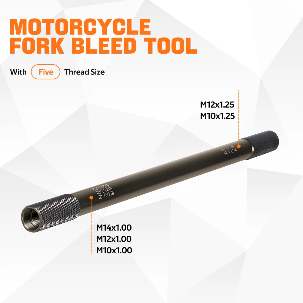 Motorcycle Fork Spring Compressor Tool Kit Service Tool Kit For Most Regular Cartridge & Inverted Forks Motorcycle EM1091 - Image 5