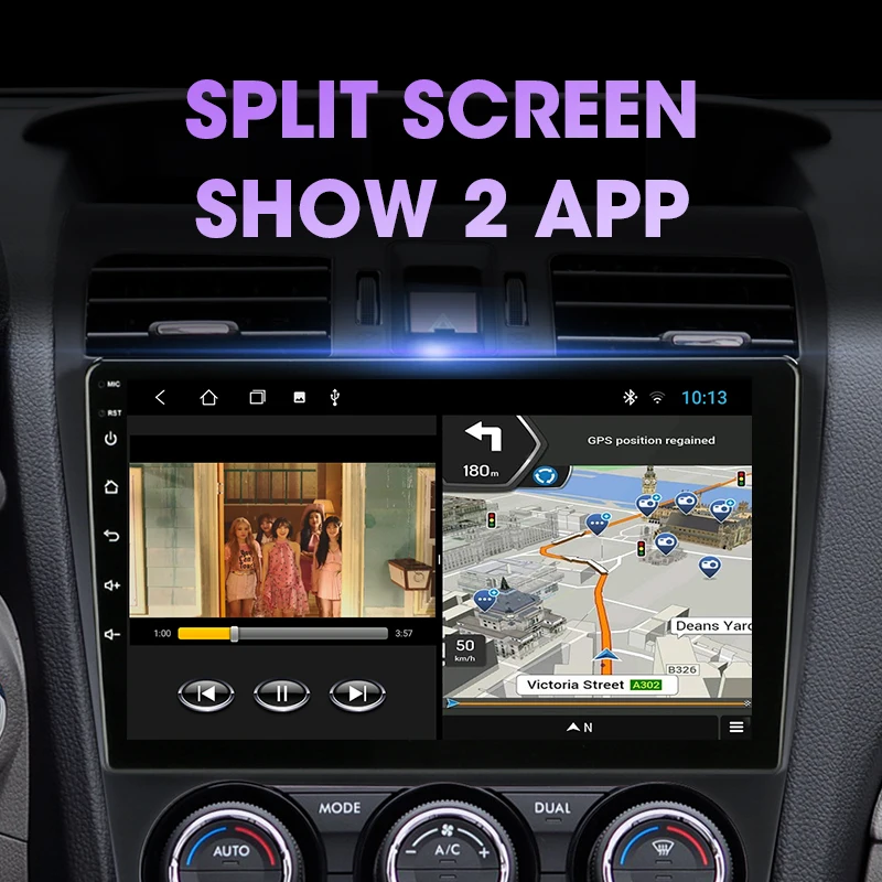 JMCQ 2din Android 12 DSP Car Radio Multimidia Video Player Navigation GPS Autoradio For Subaru Forester 4 SJ XV 2012-2015 2 Din