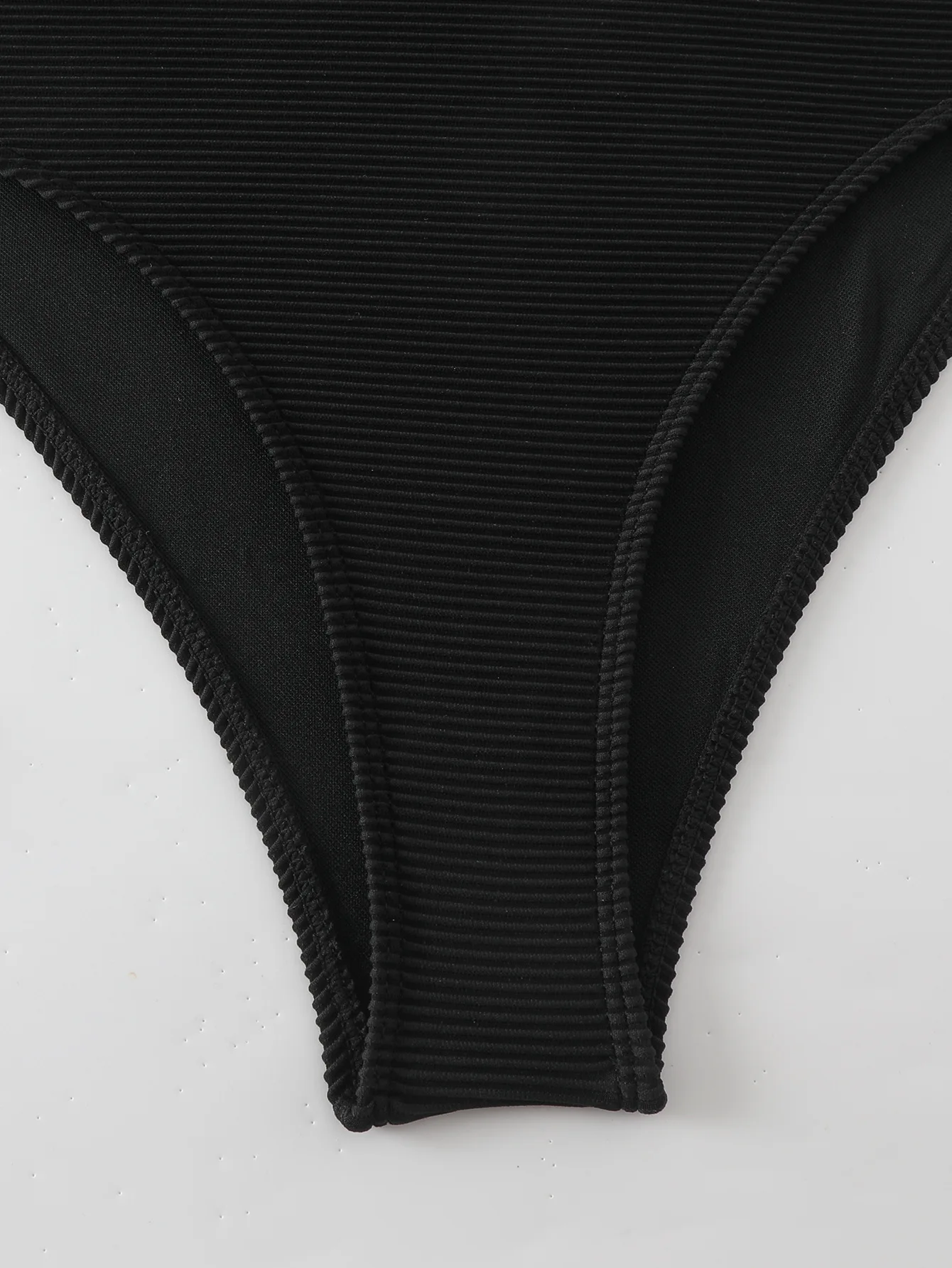 One Piece Swimsuit 2025 Mujer Women Solid Black V Neck Tummy Control Swimwear Beach Wear Backless Bathing Suit Slim Monokini