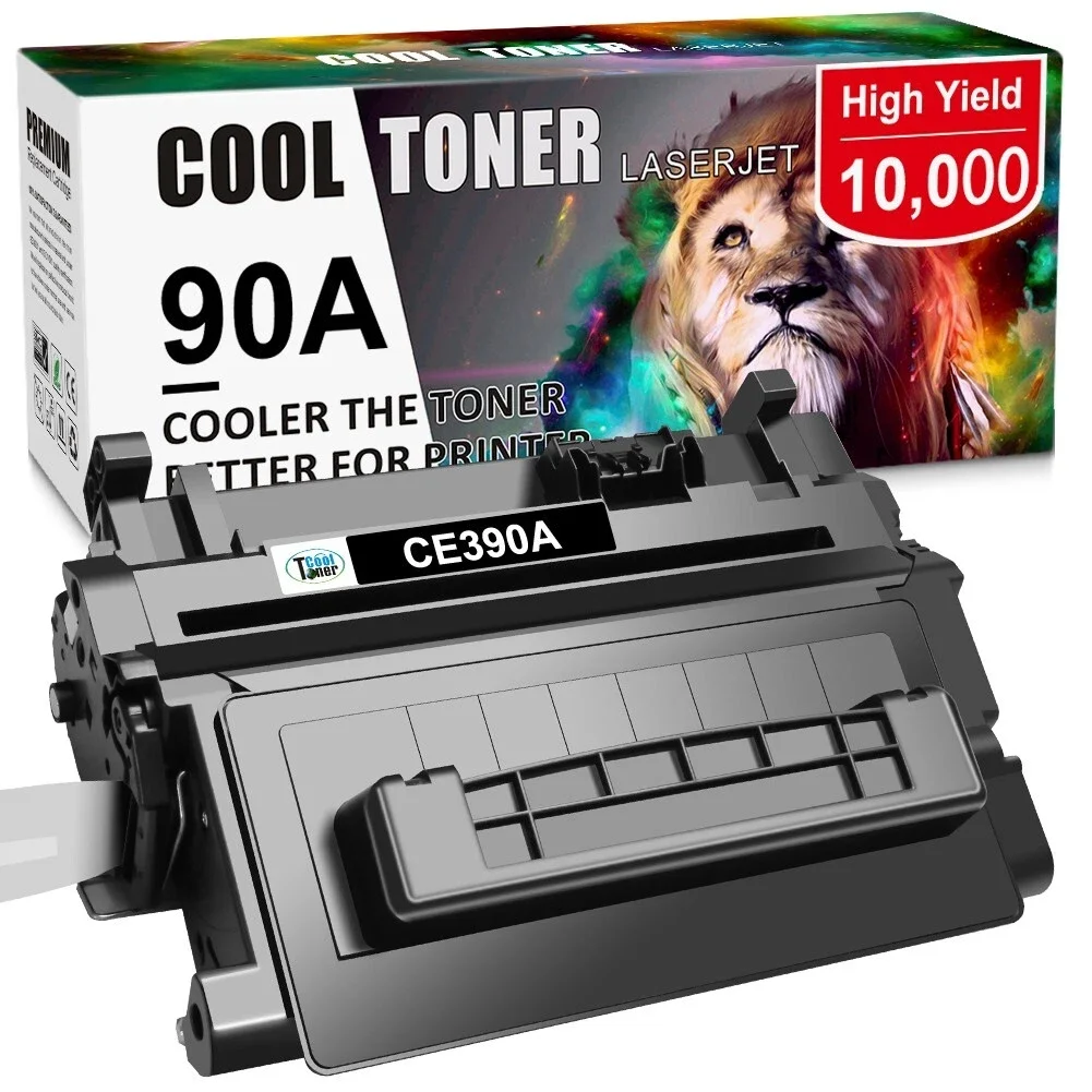 1 Pack CE390A Toner For 90A LaserJet 600 M601 M602 M603 M4555 MFP