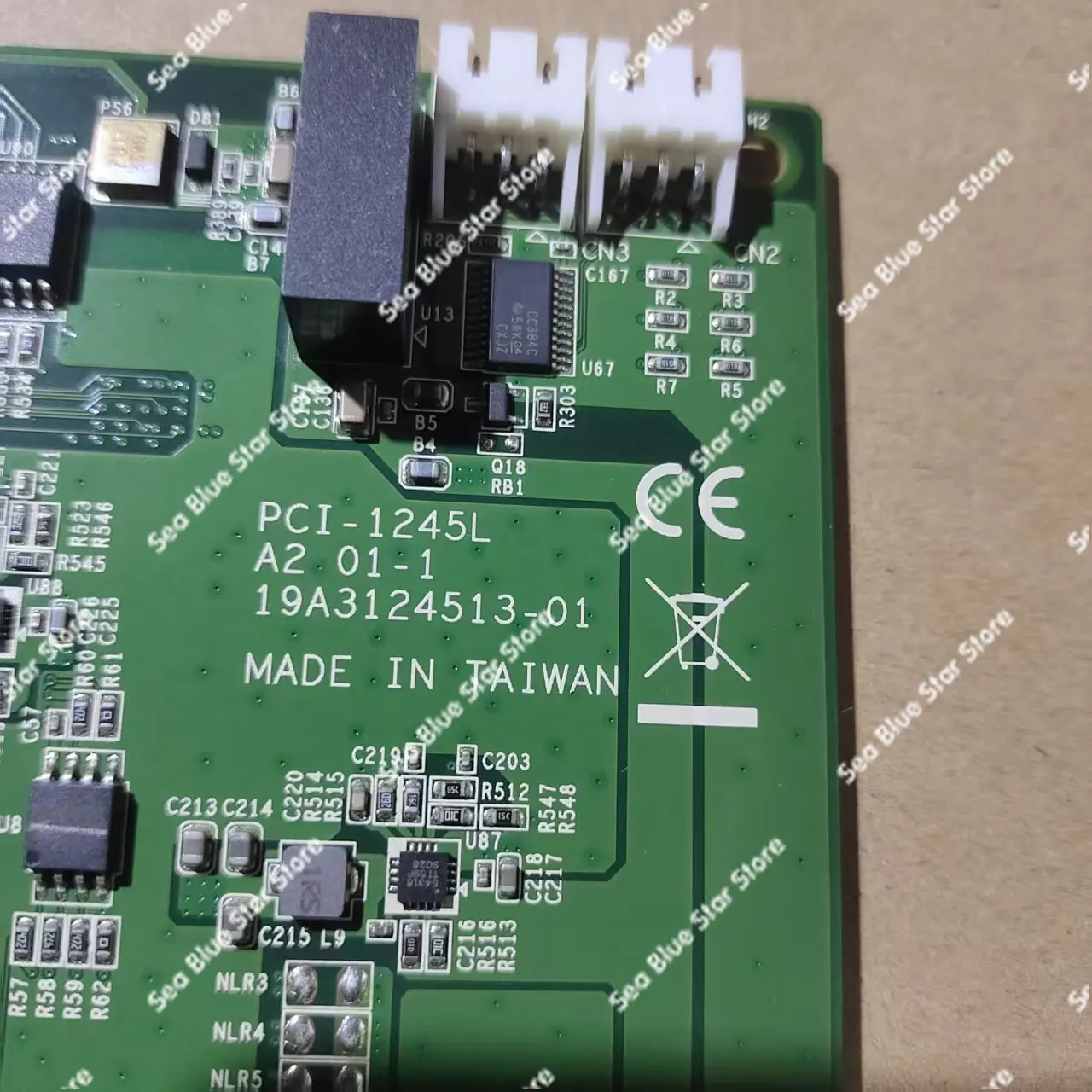 PCI-1245L Four-axis Pulse Motion Control Card, Very Good Quality, Second-hand Disassembly Control Card
