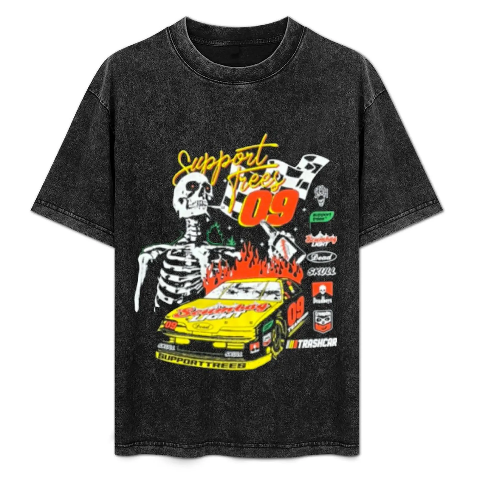 

Support Trees OG TEAMSESH BONES RALLY T-Shirt Outdoor Sports Lightweight Tee