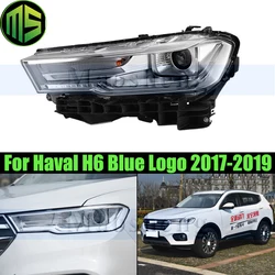 Maosheng Halogen Front Bumper Head Light Head Lamp For Great Wall Haval H6 2017-2019 Blue Logo Headlamp Headlight Trun Light