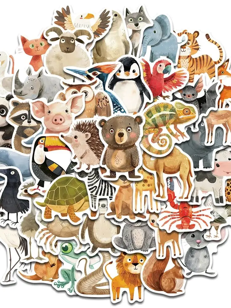 50 pièces mignon livre autocollants maison chambre Bar décor bricolage cahier toile Graffiti imperméable PVC autocollant chambre peintures