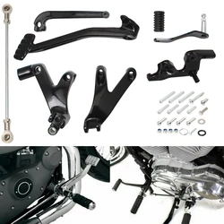 Motorcycle Forward Controls Kits Footpegs Rest Aluminum For For Harley Softail Low Rider FXLR Street Bob FXBB 2018-2023 Standard