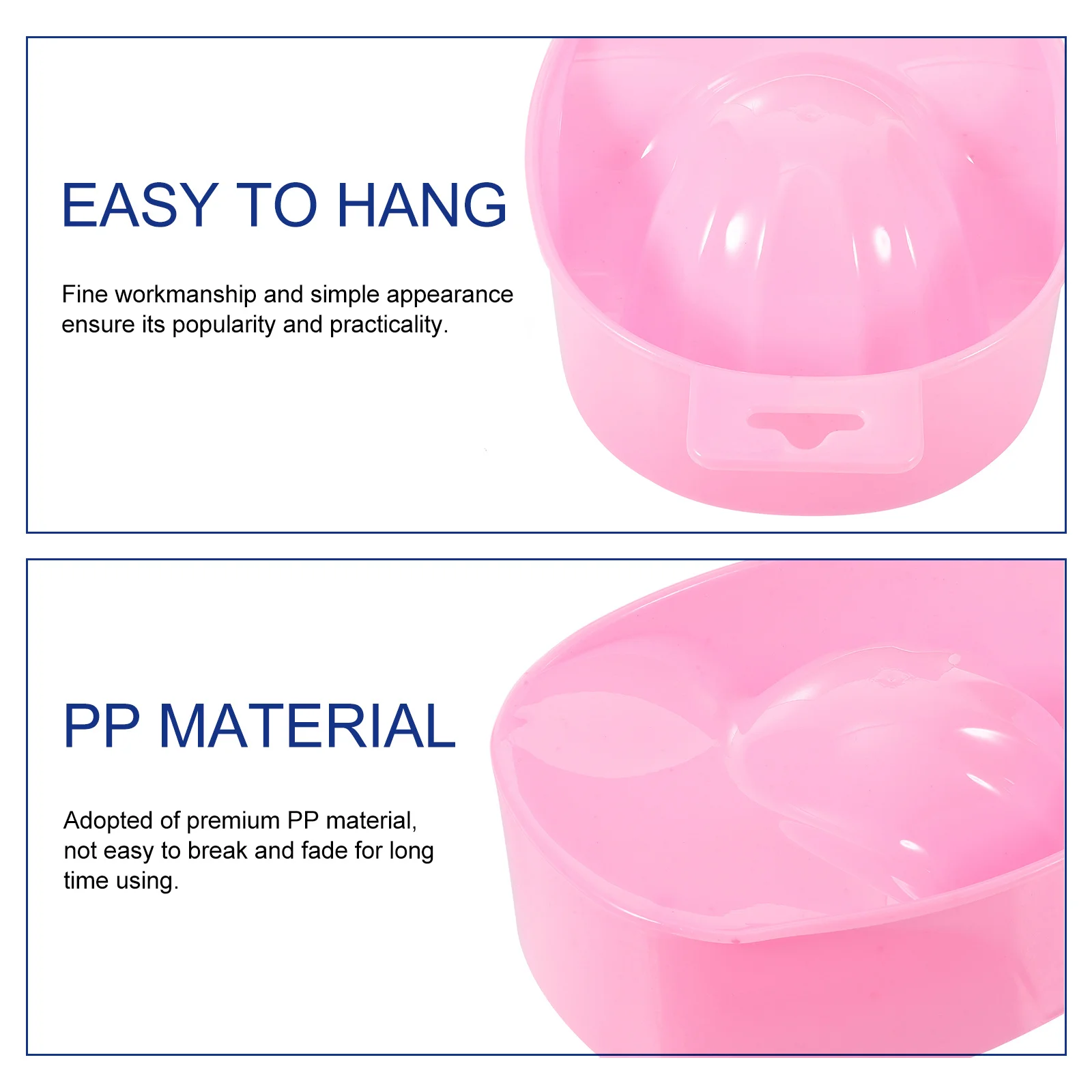 อ่างแช่เล็บ 1 ชิ้น ขนาด 17x12.2 ซม. สำหรับดูแลเล็บ แช่เพื่อทำให้หนังกำพร้าอ่อนนุ่ม อ่างทำเล็บมือสำหรับใช้ที่บ้าน