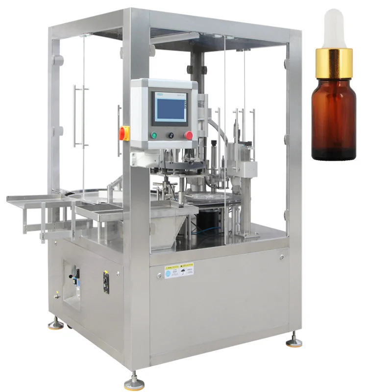 Customized Automatic Filling and Capping Machine,essential Oil Dropper Bottle Filling and Capping Machine
