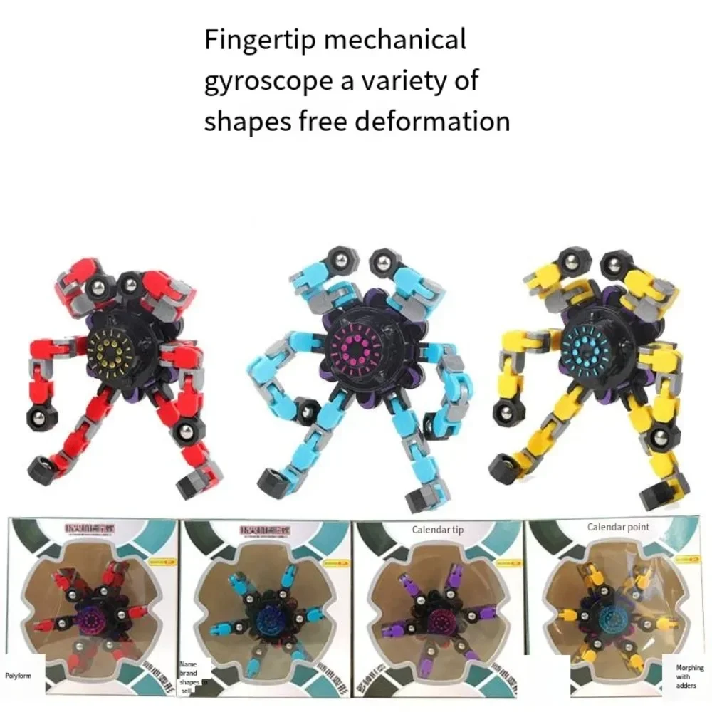 

Deformed Fidget Spinner Decompression Anti Stress Funny Gadget Vent Chain Rotation Stress Relief Toy juguetes para adulltos