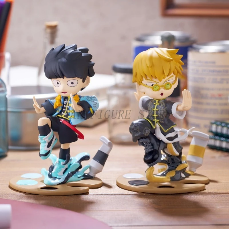 Mob Psycho 100 Figure Reigen Arataka Shigeo Kageyama Action Figures 11cm Anime Mobu Saiko Hyaku Collection PVC Model Toys Gifts