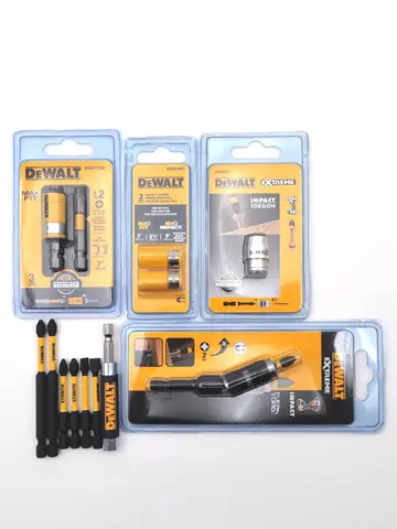DEWALT Tool Accessories Combination Series Cross Slotted PH2 89MM 57MM 50MM Silver/Yellow Ring Sleeve Extension Rod