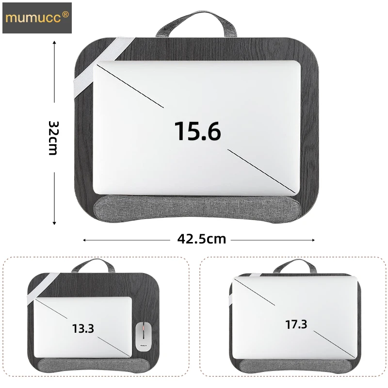 MUMUCC Laptop Desk Computer Notebook Desk Bed Knee Table Multifunctional Pillow Cushion Soft Ergonomic Stand Office Homework