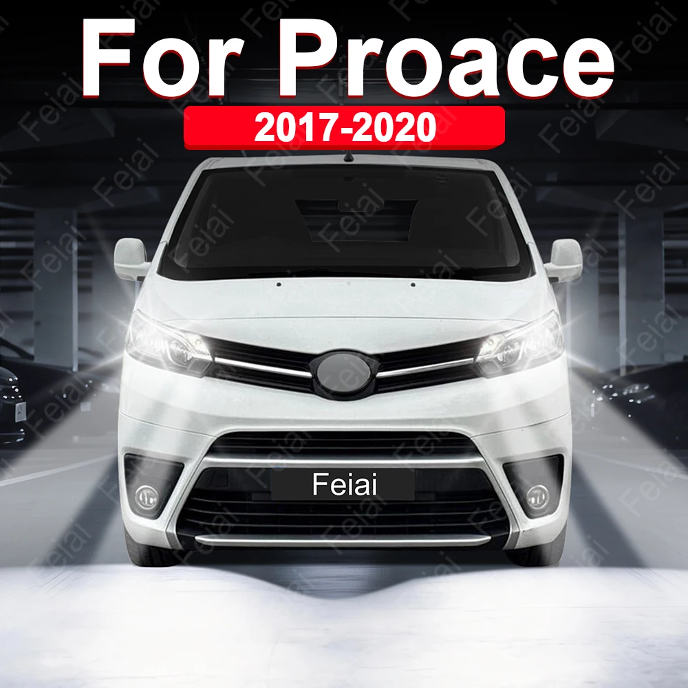 For Toyota Proace Verso Headlights LED Bulb Proace Accessories Car LED Headlamp 2016 2017 2018 2019 2020 High Low Beam Lamps 70W