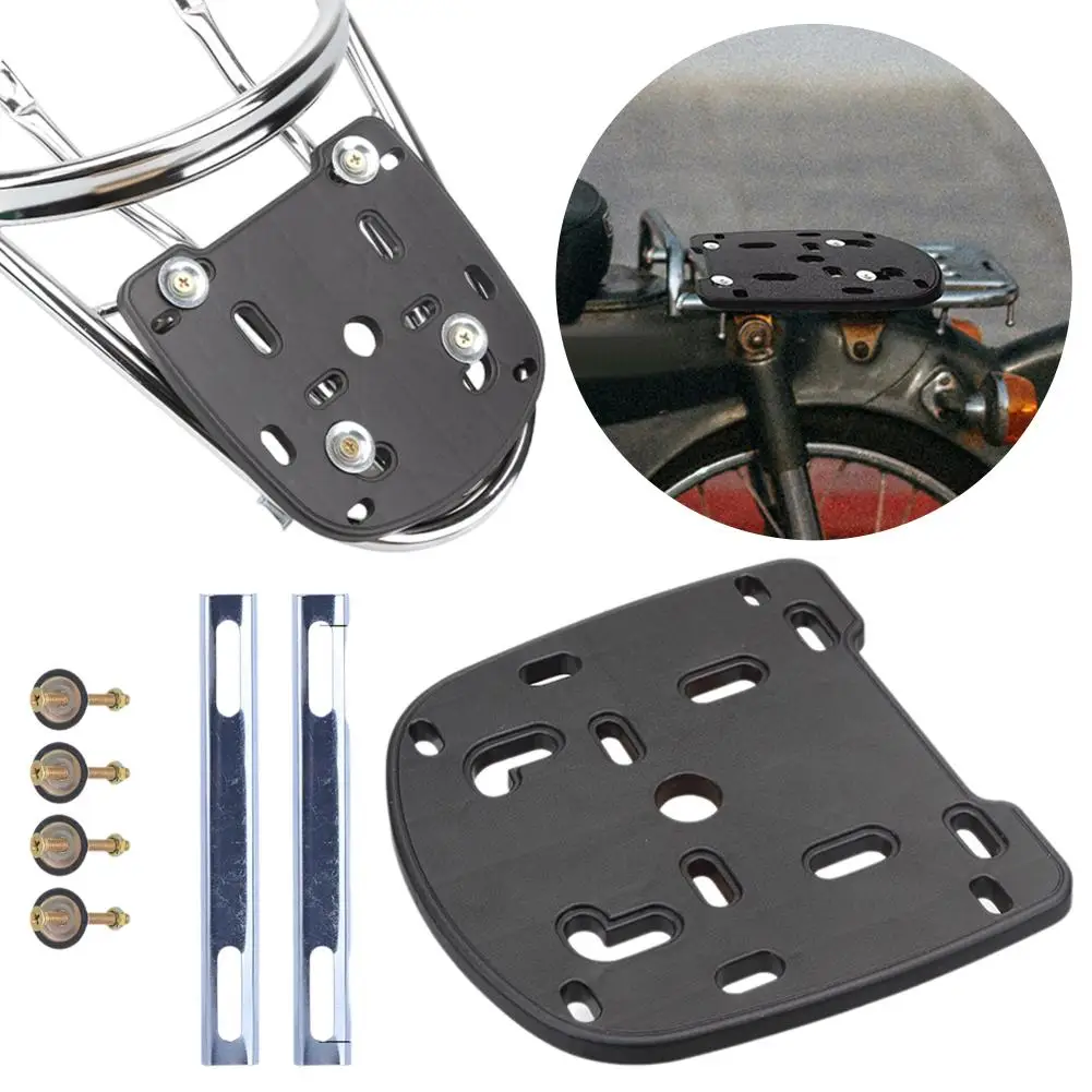 1pc Tail ​Box Quick Release Board Base Stamping Bottom Plate Fit for Motorcycle Electrical Vehicle Tail Box Rack Accessorie R3B2
