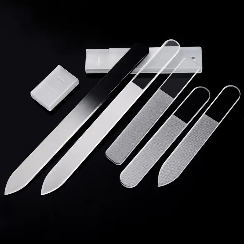 

Sdatter Lnkerco Professional Nail Files Nano Glass Sanding Polishing Files Transparent Nail File Grinding Equipment Tools Manicu