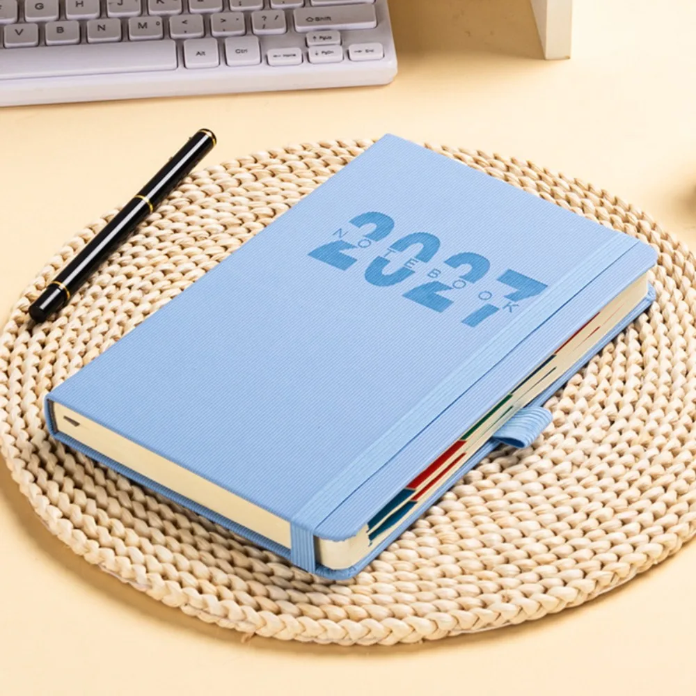 

High Quality A5 2027 Planner with Monthly & Weekly Plan Pages English Schedule Notebook 365 Days Efficiency Journal Students