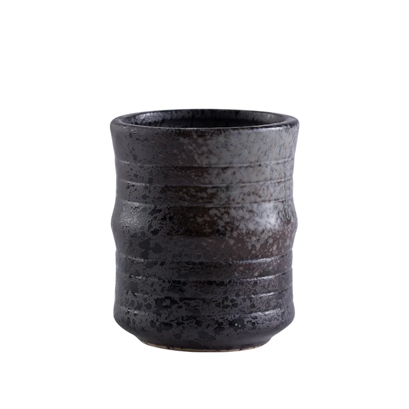 CHANSHOVA- Chinese Retro Style Ceramic Teacup, Handmade Color Glaze, China Coarse Pottery Mug, Coffee Cups, 150-180ml, T001