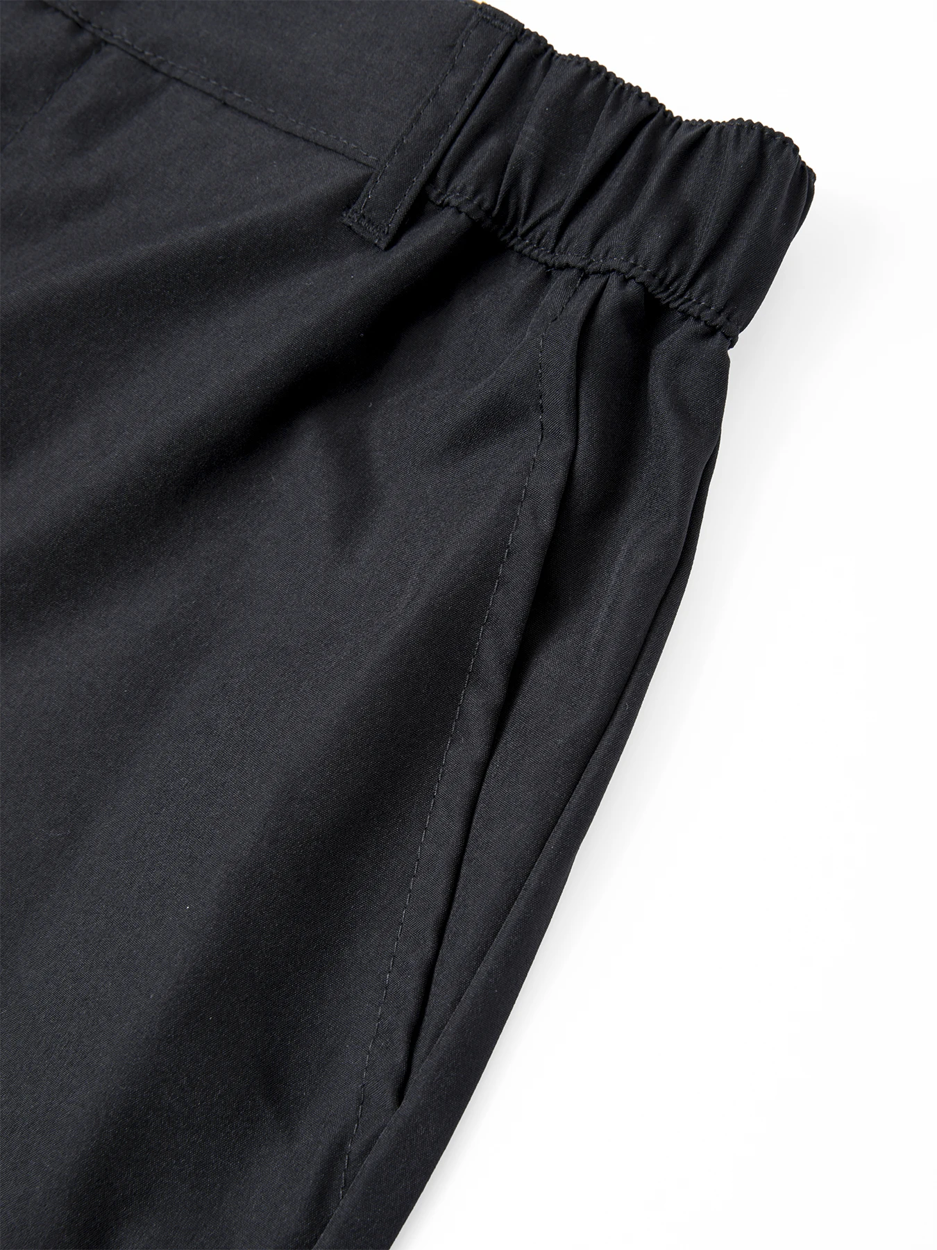 Sommerliche Freizeitshorts für Herren, einfarbig, Cargo-Shorts, atmungsaktiv, mit Knopfleiste und elastischem Bund, Sport-, Wander- und Golfshorts, Streetwear für Männer. – Detail 10