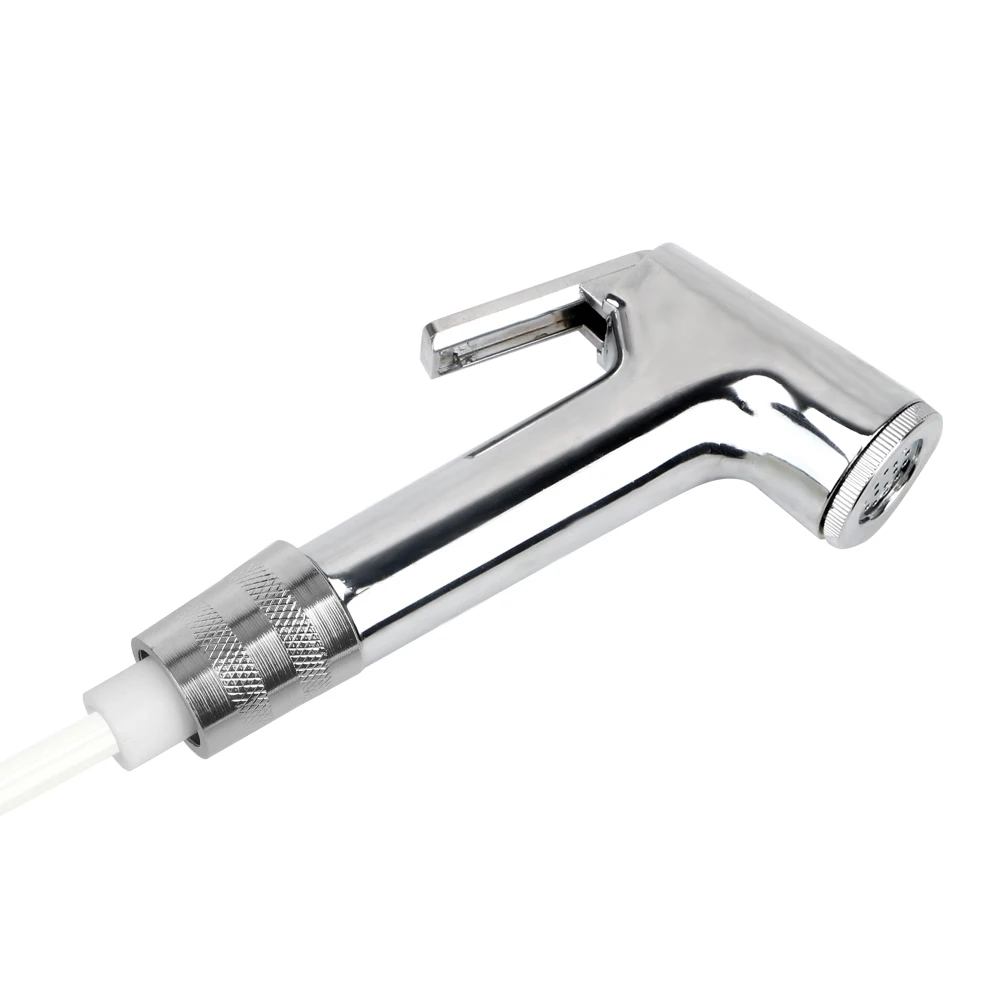 Spray Gun Portable with Telephone Shower Hose Bathroom Cleaning Tools Handheld Bidet Toilet Sprayer Shower Head Nozzle