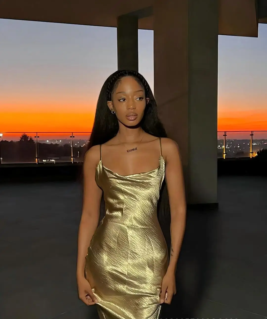 AKYZO Sexy Spaghetti Strap Backless Summer Dress Women Gold Satin Lace Up Long Dress Elegant Bodycon Party Club Dresses