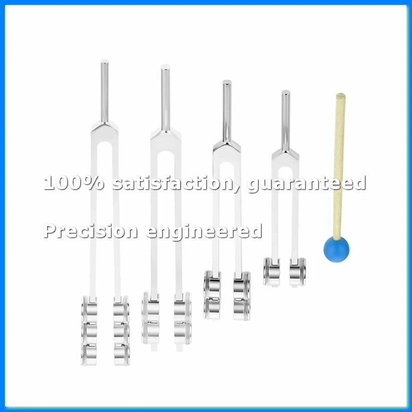 

4pcs/Set Tuning Forks 32/48/64/128 Hz with Hammer for Nervous System Testing Sound Healing Therapy Health Care-A07G