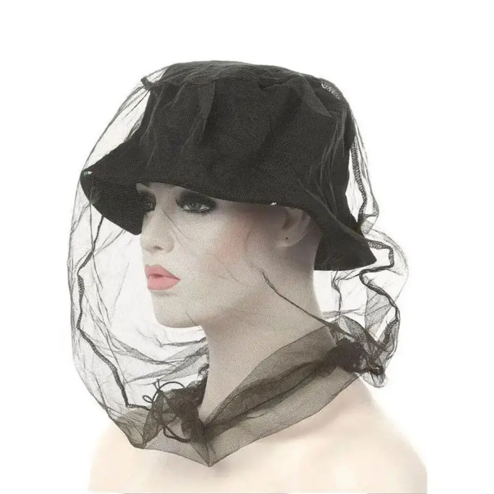 New Breathable Mosquito Net Cap Unisex Adjustable Fishing Cap Insect Repellent Cap Outdoor Face Head Protector