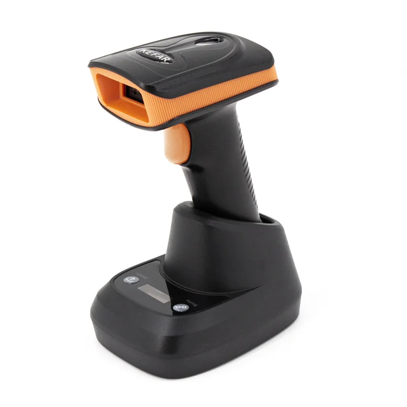 sem fio handheld bar code reader para loja 2d barcode scanner high scan performance facil carregamento 32bit 24g sem fio bluetooth 01