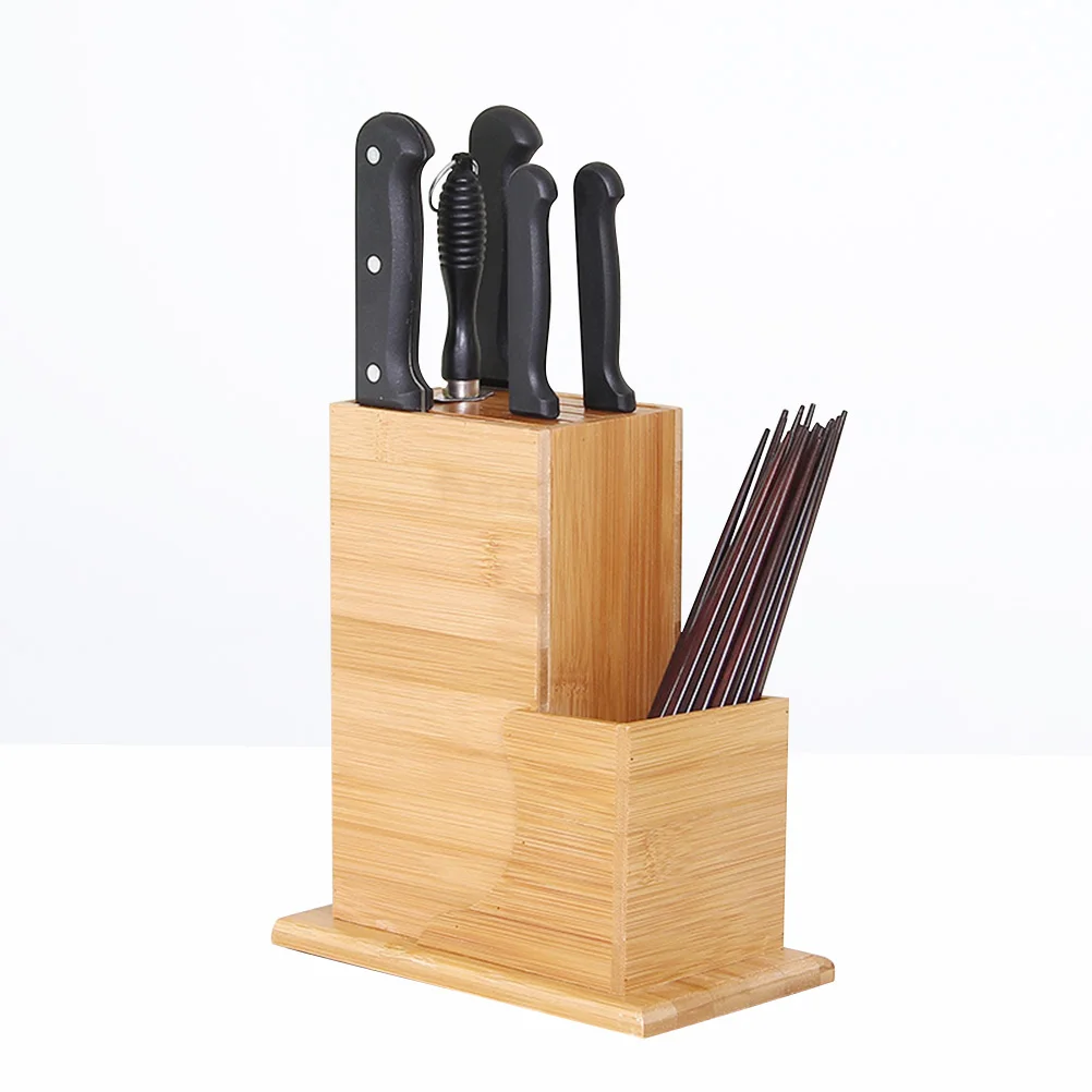 

Bamboo Holder Kitchen Rack Non-Slip Mats for Traditional Modern Kitchens Knife Storage Bamboo Holder Kitchen Rack