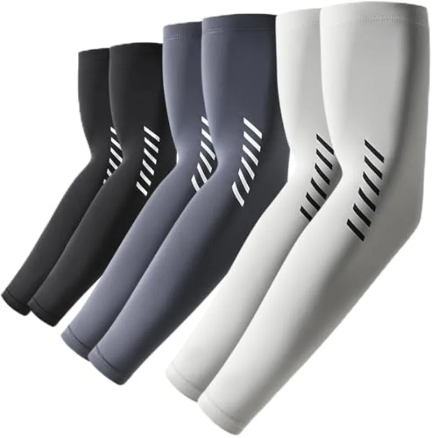 

UV Sun Protection Arm Sleeves for Men Women, UPF 50+ Cooling Sun Sleeves to Cover Arms Sports Compression Covers