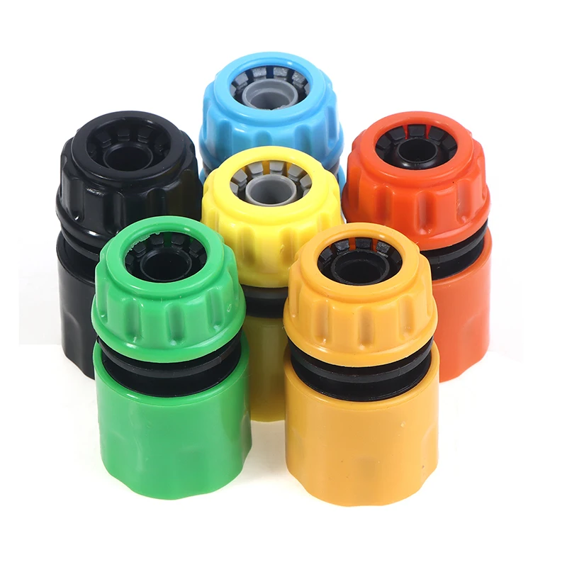 Quick Water Connector for Garden Irrigação, Fast Connecting Joint, Mangueira Tubing Repair, Acoplador Adapter, 4 Pontos