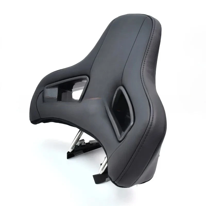 

496*386mm Black Automotive Sport Detachable Racing Car Seat Headrest
