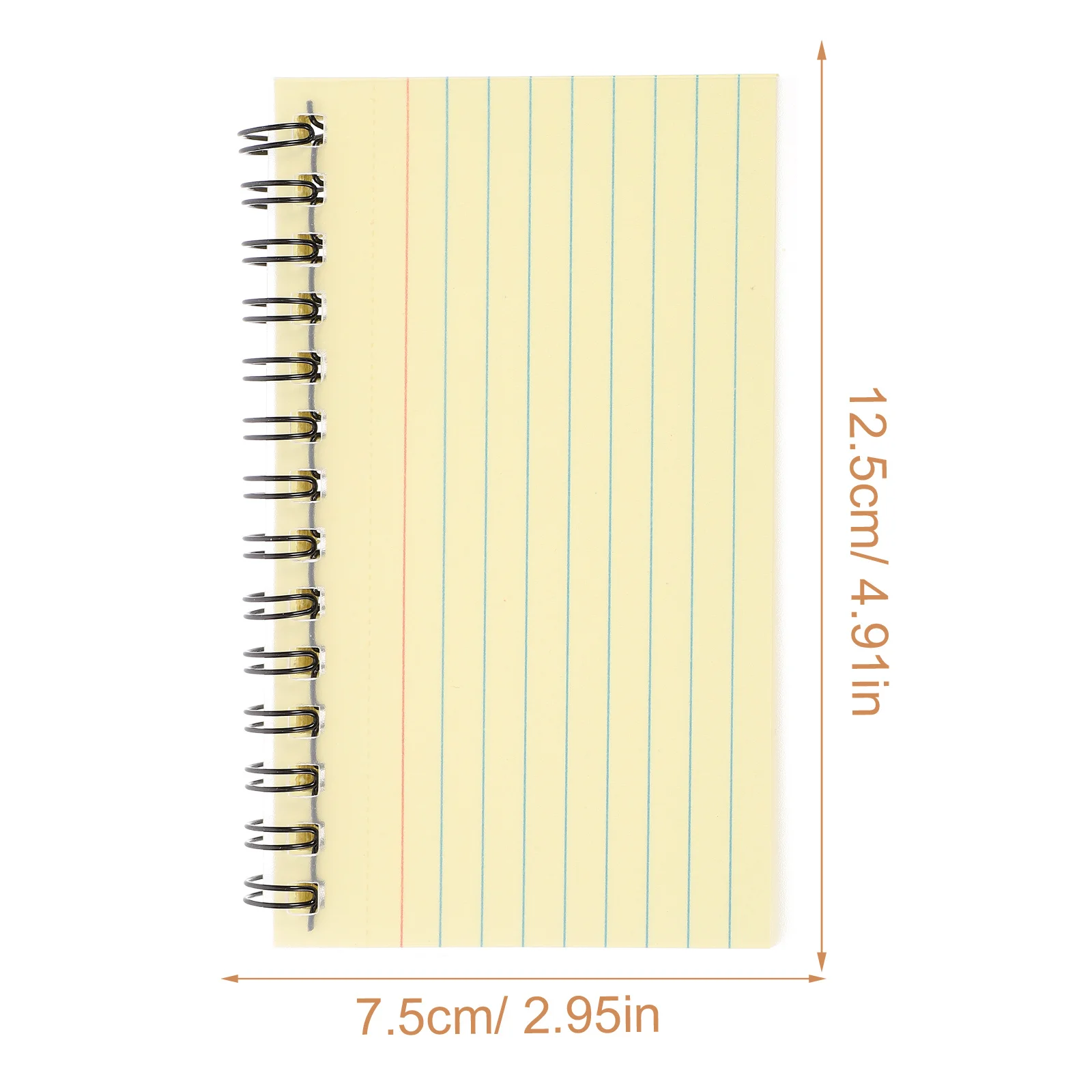 3Pcs Colorful Index Card Notebooks Small Spiral Notepads Ideal for Study Speech Notes Portable Notecards for Office Daily