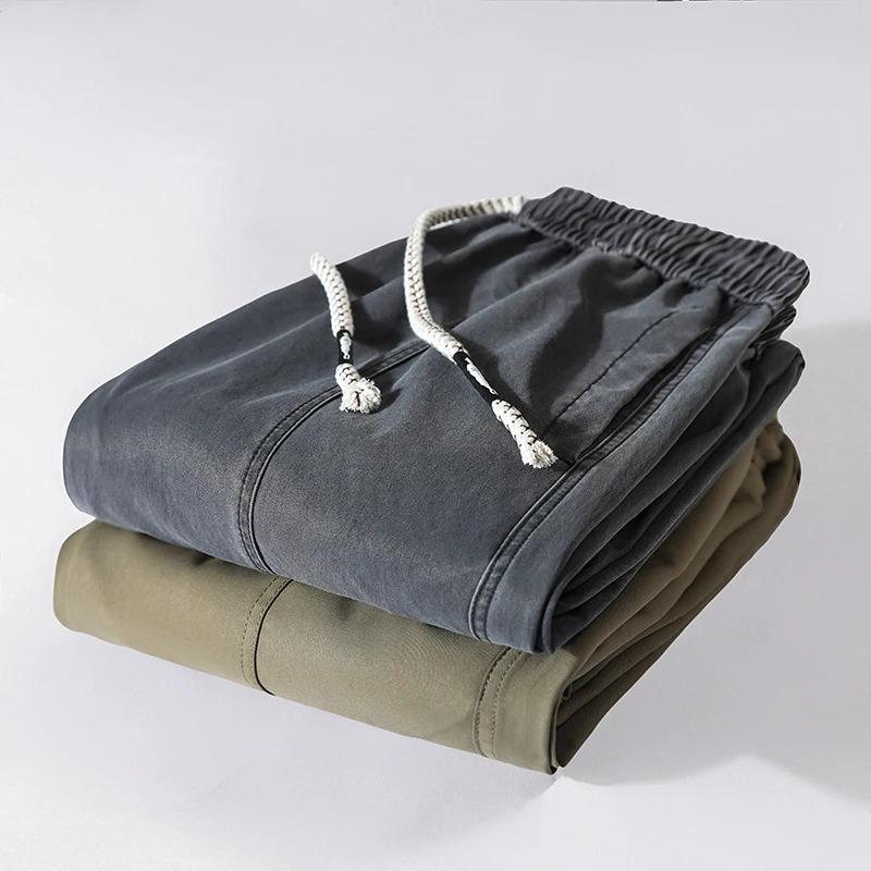 

Мужские спортивные ветрозащитные дышащие свободные брюки для велоспорта с широкими штанинами, удобные, универсальные, модные, на все сезоны