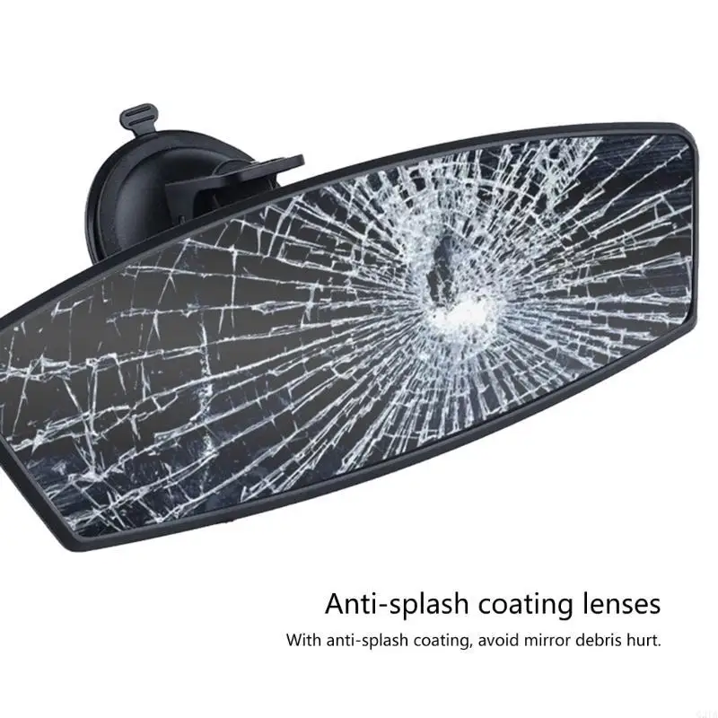 調整可能な車 SUV 車のフロントガラスに取り付けられたミラー自動車インテリア調整可能なバックミラー車のバックミラー