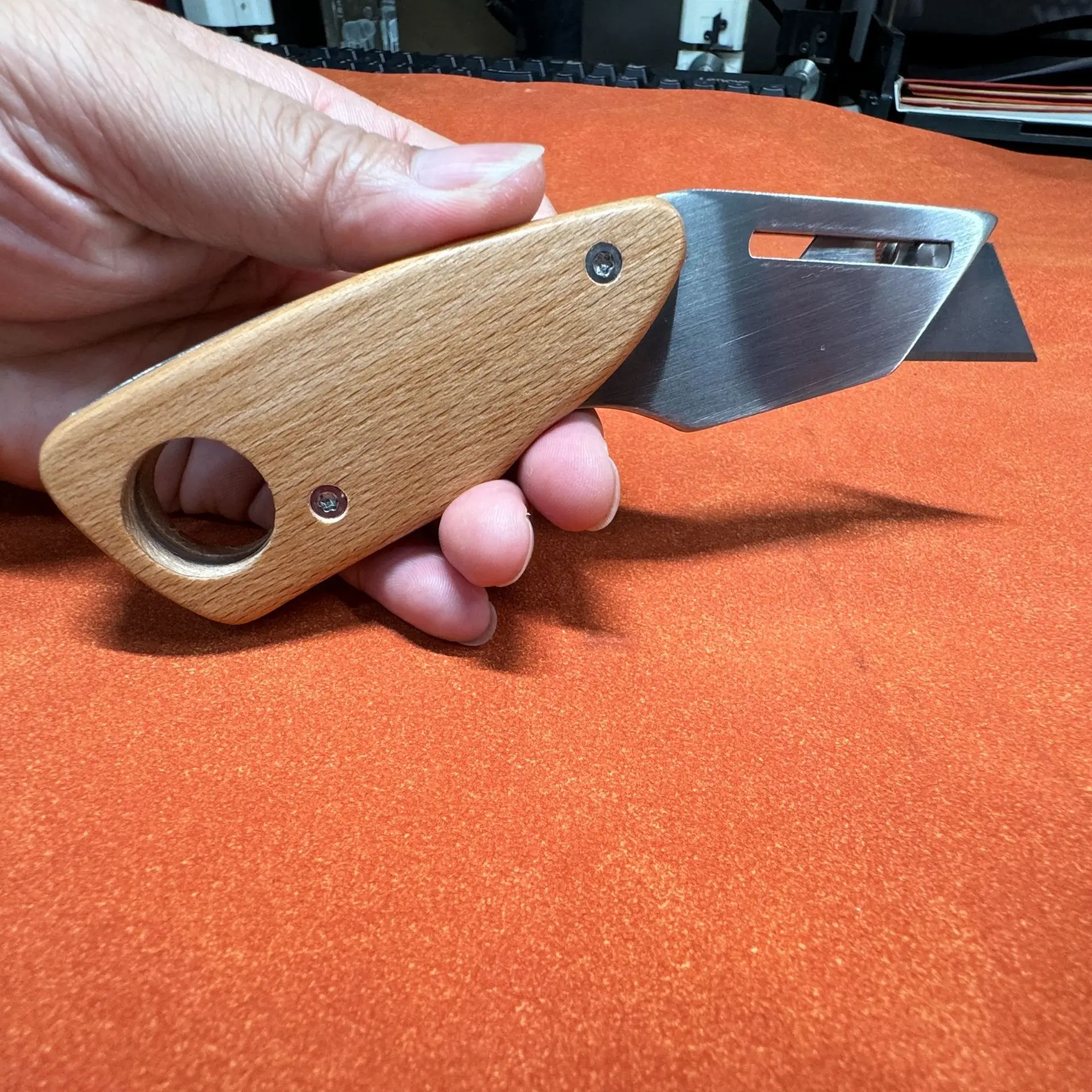 Professioneel lederen snijmes - Leatherwork Knife recensie en prijs