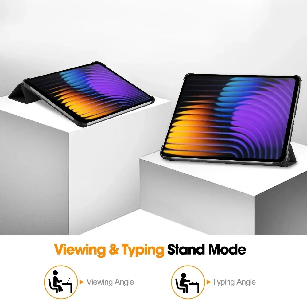 For Xiaomi Pad 8 Case MiPad 8 Pro 11.2 inch Folding Flip Stand Case Funda Xiaomi Pad 7 Pro Mi Pad 7 2024 with Auto Sleep Cover