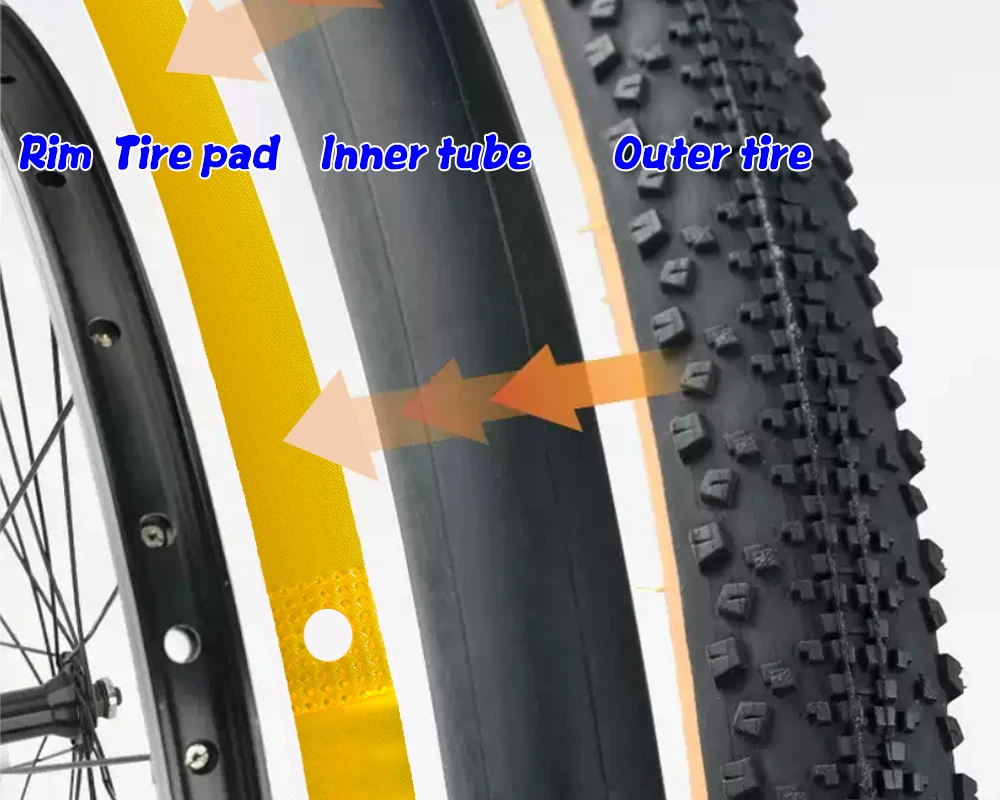 Funsea Felgenband PVC 18" 20" 26" 27,5" 29" Fahrradzubehör für MTB BMX Cruiser 0,3mm 0,6mm Dicke 30mm 32mm Breite Ersatzteile – Detail 6