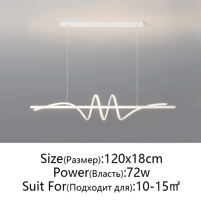 KAGU Moderne Led Wohnzimmer Pendelleuchten Hängelampe für Esstisch Küche Garderobe Büro Home Decor Möbel Minimalistisch 5