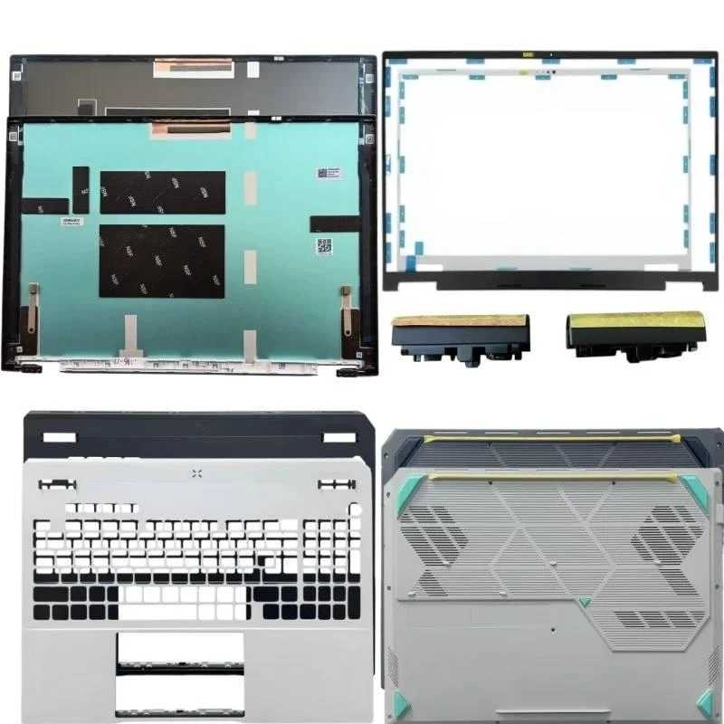 For ASUS TUF Gaming A16 FA608 FX608 FA608W LCD Back Cover Bezel Palmrest Bottom Base Hinge Replacement Repair Parts